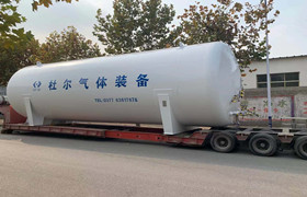 150、preparation before placement of lng vacuum storage tank and subsequent protective measures - doer equipment